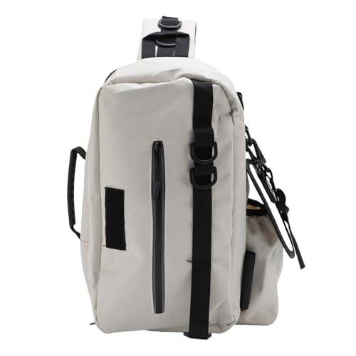 Sac à bandoulière de pêche imperméable avec porte-canne en nylon léger pour matériel outdoor