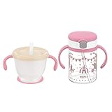 リッチェル アクリア いきなりストローマグセットR ピンク 1セット 150ml 200ml 6カ月 7カ月