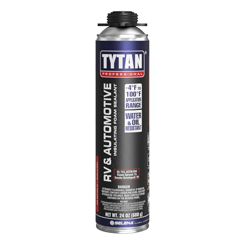 Black UV-Resistant Expanding Foam Sealant 24 oz (1-Pack) – Waterproof...