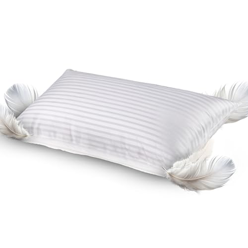 Mash Almohada de fibra sedosa 40x80cm Blanca