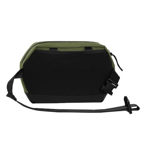 Riñonera con bolsillo trasero Comix verde para proteger móvil y llaves 2