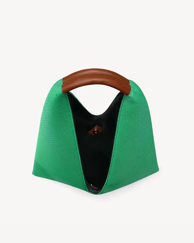Image of NEWBELLA Anne Knitted Shoulder Hobo Bag City Chic Sporty Women Hobo Handbags (Green)