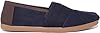 TOMS MEN ALPARGATA Deep Navy Heavy Twill/Nubuck Synthetic UK7.5 #2