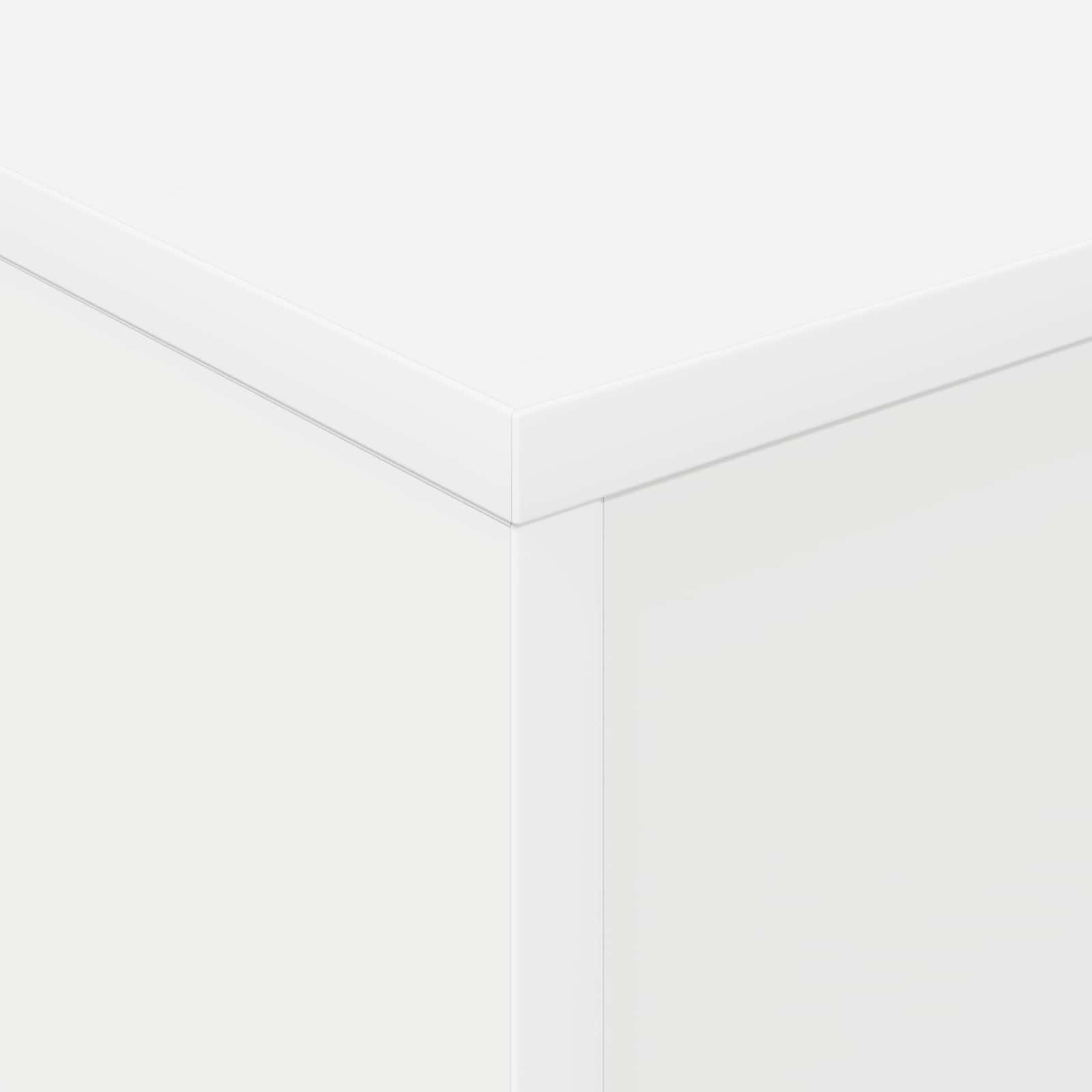 Portariviste, bianco, 70 x 41 x 156 cm, in legno | Scaffale stabile con 4 ripiani per riviste e documenti in ufficio, soggiorno o camera da letto.