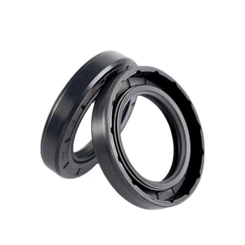 Lot de 4 joints d'étanchéité d'arbre en NBR TC, diamètre extérieur 30 mm, diamètre extérieur 55 mm, double lèvre recouverte de nitrile avec ressort, TC-30x55x7mm