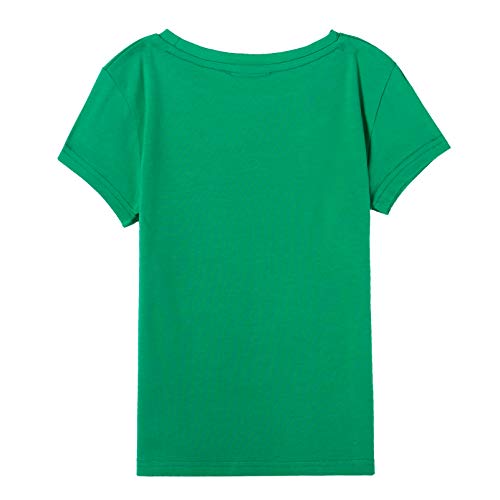 Image of St. Patrick's Day Shirt for Kids Flip Sequin Girls and Boys Green T-Shirt Clothing 4-12 Years