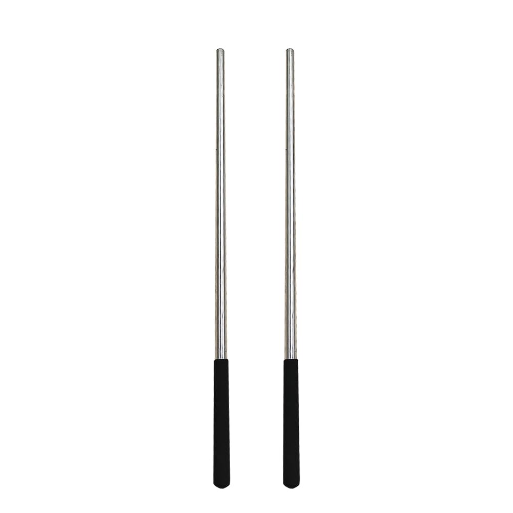 2 PCS Winding Rods D 1/2" x L 19" Inch with Black Random Antiskid Handle, Used for Garage Door Torsion Spring