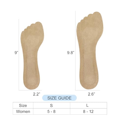 2 Pares Plantillas de Cuero para Tacones Altos Mujer miniatura 2