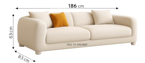 Image of Polyester Velvet Contemperory Sofa Set with Cushion Chaise Lounge, Sectional Sofa Perfect for Your Living Room,Guests Room & Office. (Boucle Uphostered, Black 3 Seater)