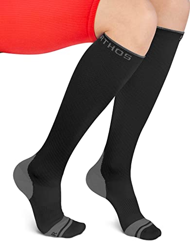 Sparthos Compression Socks (20-30mmHg) Bundle of 3 [Size XXL] - Midnight Black + Steel Gray + Cobalt Blue2
