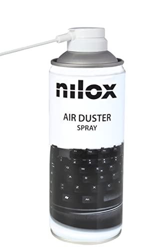 Nilox, Spray Aria Compressa, Bomboletta Spray ad Aria Compressa per la Pulizia di Notebook,...