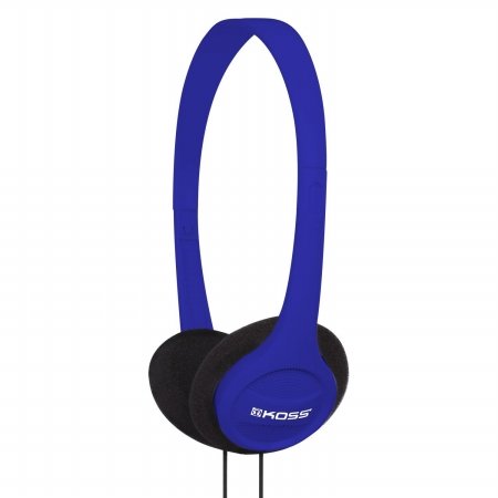 Virtual Portable On-Ear Headphone with Adjustable Headband - Blue