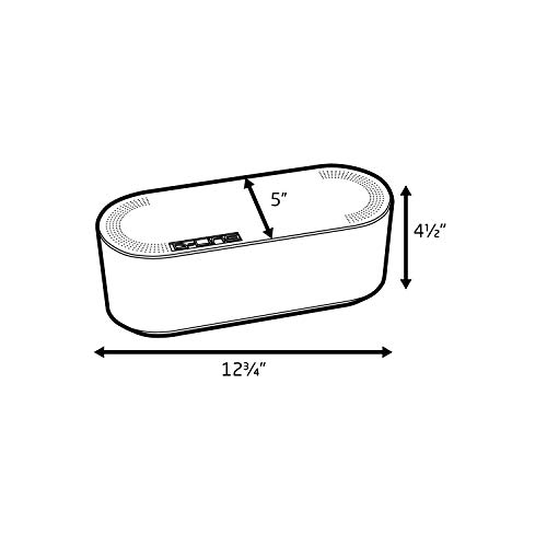 Caja y canalización para cables D-Line (pequeña): 39" de largo x 0.78" de ancho x 0.39" de alto - Negro miniatura 6