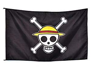 I3C ONE PIECE Monkey D Luffy Monkey D. Luffy Pirate Flag Cosplay Props Tools Gift