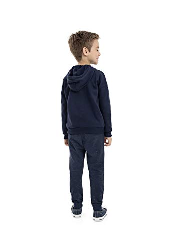 Conjunto Jaqueta e Calça Infantil Quimby Meninos, Azul, 14