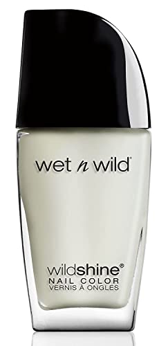 Wet n Wild - Wild Shine Nail Color - Esmalte de Uñas de Secado Rápido y Top Coat Mate - Primer Uñas - Acabado Brillante, Textura y Efecto Fabuloso - Matte Top Coat