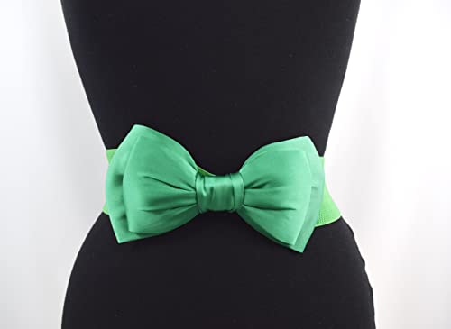Dancing Days 50's Bella Green Bow Belt Vintage Retro pin-up Bow Elastic Cinch belt2