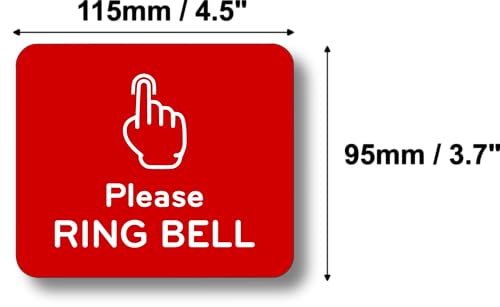 Panneau autocollant Please Ring pour éviter les colis perdus - 3