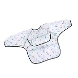 Yardwe Wasserdichtes Lätzchen Essschürze Für Kleinkinder Wasserabweisendes Lätzchen Für Kindermahlzeiten Leicht Abwischbar Weicher Innenseite Für Empfindliche Babyhaut Spritzer Abhalten