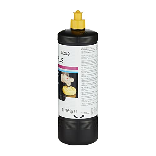 3M Perfect-it Extra Fine Plus Schleifpaste 80349 - zur Autopflege, Autopolitur, und Auto Aufbereitung - 1 Liter Flasche
