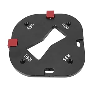 Yechiry Eckradius-Schablone R35-R50 Aluminium