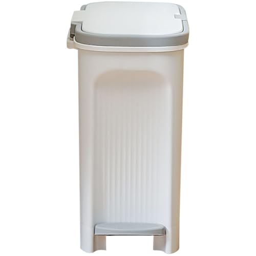 Caneca de basura con pedal y tapa para baño