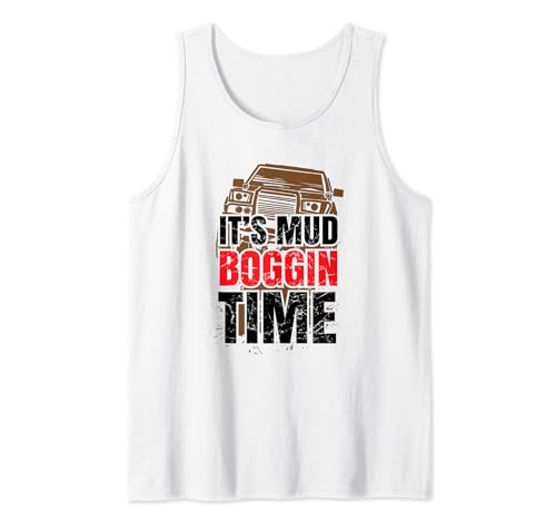 Camiseta divertida Mudding | Regalo para hombre todoterreno 4x4 | Mud Bogging Camiseta sin Mangas