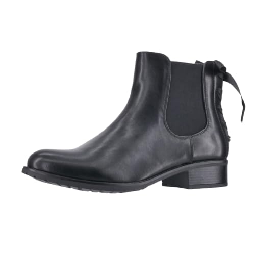 Elara Bottes Femme Chelsea avec Noeud Chunkyrayan F916...
