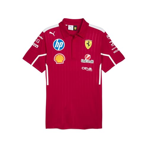 PUMA Mens Scuderia Ferrari Team Pro Shirt Casual Casual - Red