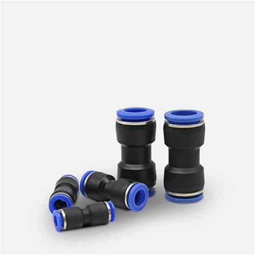 Raccord droit pneumatique PU 10mm de haute précision pour tube plastique