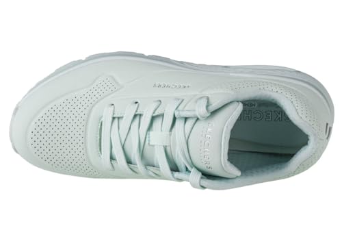 Skechers Damen Uno Frosty Kicks Sneakers, Mint Durabuck Textile Trim, 39 EU