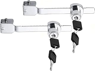 Litensh, serrure à clé pour porte coulissante en verre