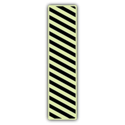 Panneau de sécurité triple lueur V Safety : balisage photoluminescent 100x400mm