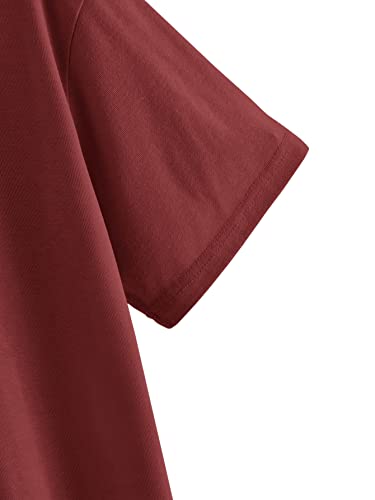 Image of Women's Casual Short Sleeve Letter Graphic Print Drop Shoulder T Shirt