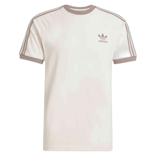 Camiseta Adidas M 3-Stripes Beige/Marrón S