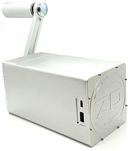 Powerhouse 60+ Watt Hand-Crank Generator Fast Charger - USB-C Power Delivery (PD) - Phone, Laptop Backup Power for Emergency, Outage, Camping, Off-Grid - Image 3