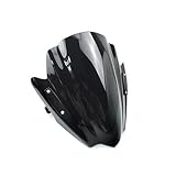 Front Fairing Deflector for for FZ1 for FZ1N for FZ6 for S2 for FZ8 for FZ8N for FZ 1 6 8 2001-2009 2012 2014 2015 Motorcycle Street Bikes Windshield WindScreen Windshield Screen (Color : Black)