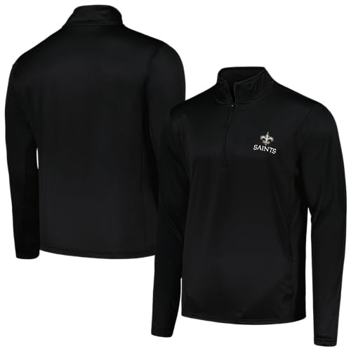 Image of Dunbrooke Men's Royal Buffalo Bills All-Star Tech Quarter-Zip Top
