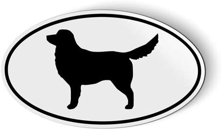 Nova Scotia Duck Tolling Retriever Oval - Magnet for Car Fridge Locker - 3"