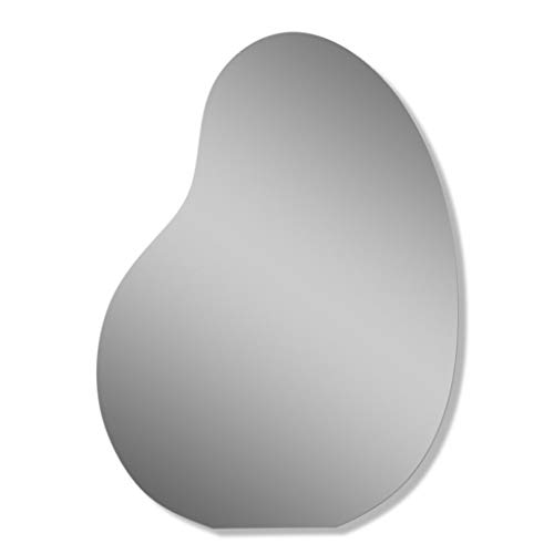 Wandspiegel Badspiegel Badezimmerspiegel Unregelmäßige Wandspiegel Spezial-förmige dekorativen Spiegel Unregelmäßige Wohnzimmer-Wand-Spiegel Badezimmer-Spiegel (Color : Paste type) Cover