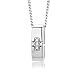 Produktbild Miore Damen Halskette 925 Sterling Silber Rundschliff Zirkonia Steinchen 45 cm Silberfarbig