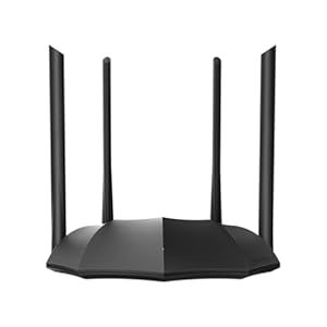 Tenda AC1200 Gigabit WiFi Router – Dual Band High Speed Wireless Internet Router, 3xWAN/LAN Gigabit Ports, 4x6dBi Antennas, MU-MIMO, Beamforming, IPv6, Guest WiFi, AP Mode(AC8)