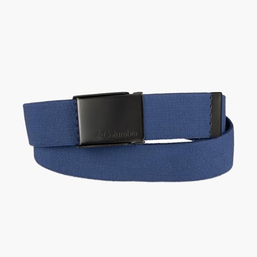 Image of Columbia Men's Military Plaque Buckle Fabric Belt- One Size 42 inch Length - Everyday and Outdoor Wear