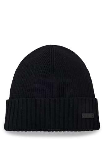 BOSS Fati Beanie, Negro1, Talla única para Hombre