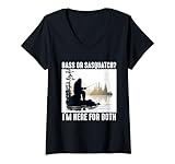 Photo Gallery bigfoot sasquatch bass fishing fisherman men dad nonno maglietta con collo a v Photo Gallery bigfoot sasquatch bass fishing fisherman men dad nonno maglietta con collo a v