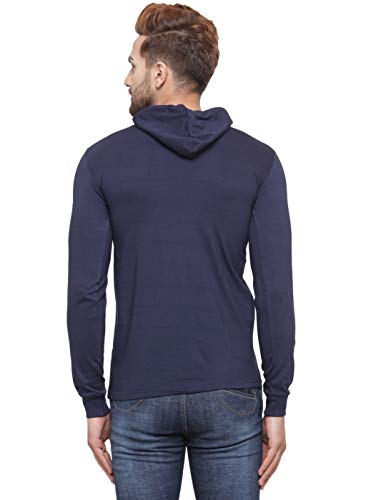 Image of Ben Martin Full Sleeve Men's Cotton Hooded Regular Fit T-Shirt