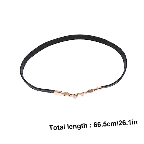 Stylish Pearl Design Elastic Waist Belts for Women - 2Pcs Comfortable & Decorative Accessories for Dresses & Skirts2