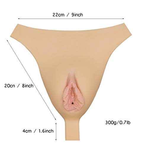 Fake Girl Underwear Transgender Thong Crossdresser Silicone Gaff Pantyhose Camel Toe Sissy Men3