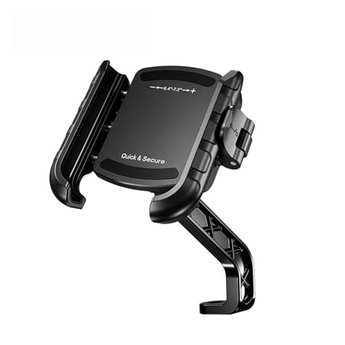 Support de téléphone pour moto anti vibration et vol avec base aluminium et clip M8SP
