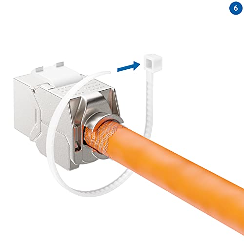 Module Keystone Cat 7 deleyCON blindage STP haute performance 10G - 5